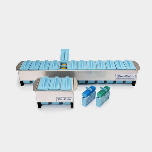 Резервуар для окрашивания из нержавеющей стали - 10-10 - BIO-OPTICA Milano - с опорой
