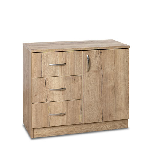 Шкаф для больничной палаты - Sideboard A III - Malsch GmbH - с распашной дверцей / с выдвижным ящиком / 2 выдвижных ящика