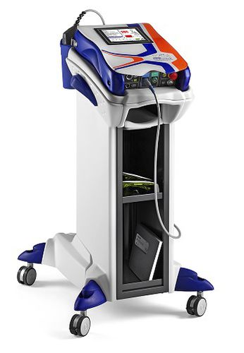 Ветеринарный лазер для ветеринарной фотостимуляции -  Mphi Vet Trolley Orange - ASAveterinary - диодный / на роликах