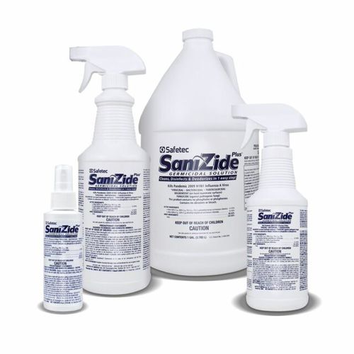 Дезинфицирующее средство для полов и поверхностей - SaniZide Plus® - Safetec of America - жидкость / на основе аммония