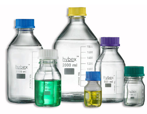 Флакон для лабораторий - hybex™ - BENCHMARK SCIENTIFIC - из боросиликатного стекла / градуированный