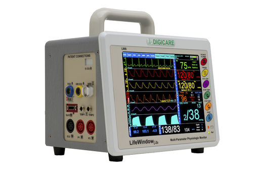 Компактный многопараметрический монитор пациента - 8.4” TFT | LifeWindow™ Lite - Digicare Animal Health - SpO2 / NIBP / TEMP