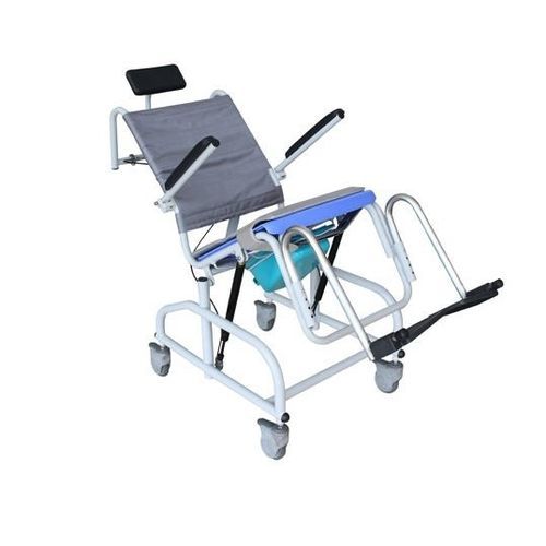 Стул с подлокотниками - JY-XZC-01-2 - KANGHUI MEDICAL TECHNOLOGY - на колесиках / с опорой для ступней / поворотный
