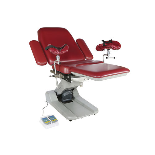 Гинекологическое кресло для осмотра - DH-S102C 01 - KANGHUI MEDICAL TECHNOLOGY - электрогидравлическое / с регулируемой высотой / 3 секции