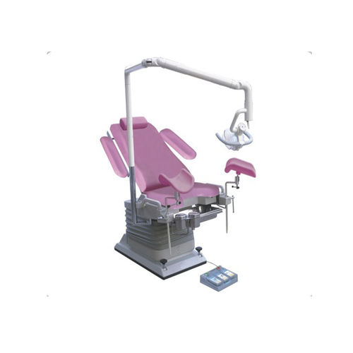 Гинекологическое кресло для осмотра - DH-S104A - KANGHUI MEDICAL TECHNOLOGY - электрическое / 3 секции / розовое