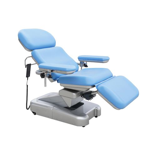 Электрическое кресло для забора крови - DH-XD101-01 - KANGHUI MEDICAL TECHNOLOGY - 4 секции / с регулируемой высотой