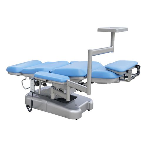 Электрическое кресло для забора крови - DH-XD107-3 - KANGHUI MEDICAL TECHNOLOGY - 4 секции / с подставкой для ног