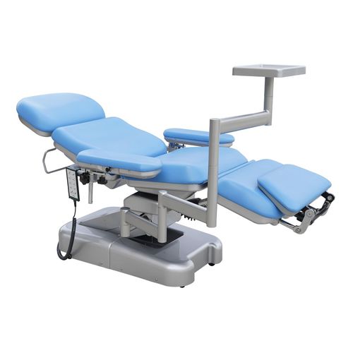 Кресло для забора крови 4 секции - DH-XD107-5 - KANGHUI MEDICAL TECHNOLOGY - с опорой для голеней