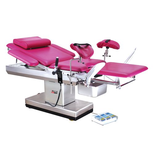 Гинекологический диагностический стол - DH-C102B 02 - KANGHUI MEDICAL TECHNOLOGY - электрический / с регулируемой высотой / 3 секции