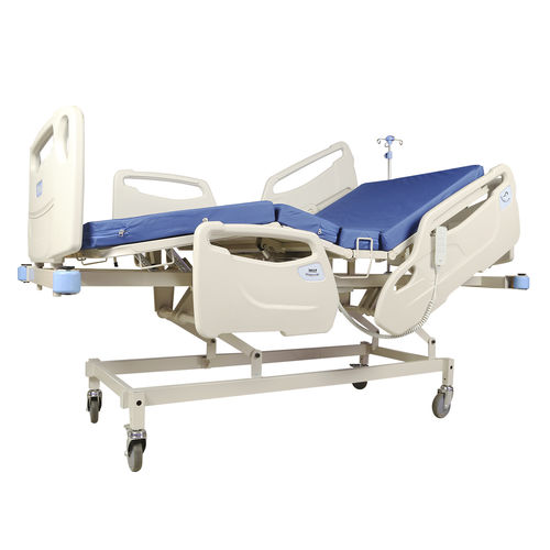 Кровать для больниц - DH-B01B - KANGHUI MEDICAL TECHNOLOGY - электрическая / с регулируемой высотой / наклонная