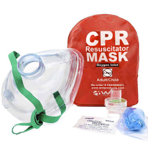 Маска для реанимации для RCP - FAK5000SG - WNL Products - учебная / без латекса / прозрачная