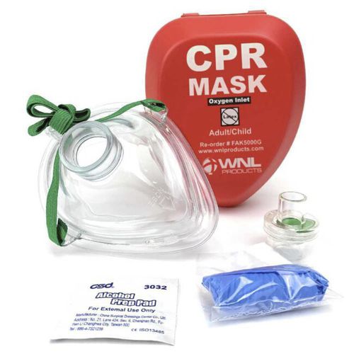 Маска для реанимации для RCP - FAK5000G - WNL Products - учебная / без латекса / прозрачная