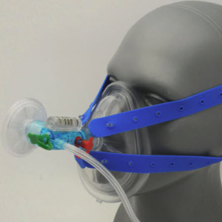 Неинвазивная маска для искусственной вентиляции - 8855 - BLS Systems Limited - CPAP / одноразового применения / с HEPA-фильтром