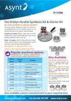 The DrySyn Parallel Synthesis Kit & Starter Kit