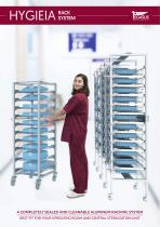 HYGIEIA A COMPLETELY SEALED AND CLEANABLE ALUMINUM RACKING SYSTEM