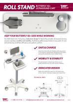 Portable Ultrasound Roll Stands - BUTTERFLY iQ+