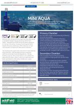 Addfield Mini AQUA Aquacultural Waste Incinerator Datasheet