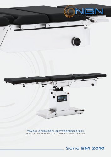 EM 2010 Series - Electromechanical operating tables