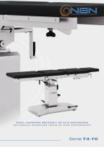 F4-F6 Series - Mechanical operating tables of high performance