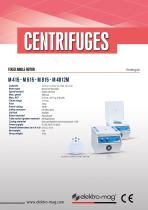 M 415 M / M 615 M / M 815 M / 4812 M - Centrifuges