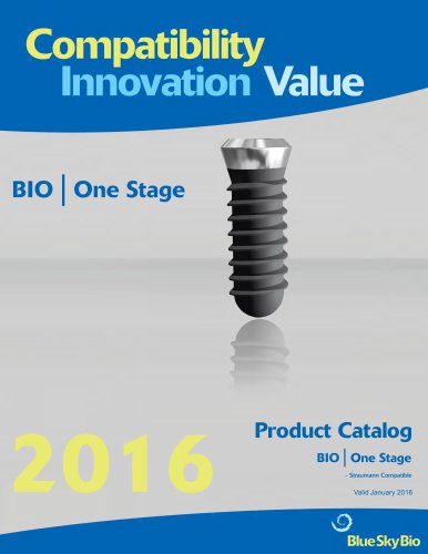 BIO | One Stage Implant System