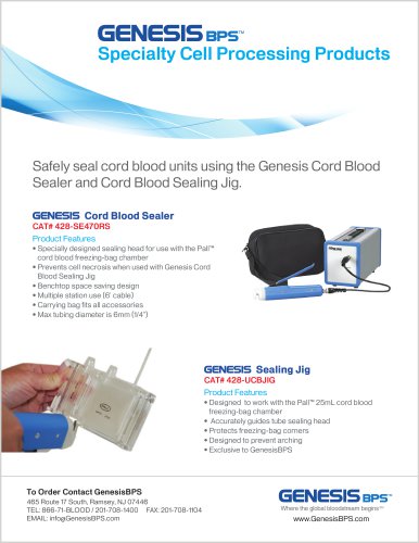 GENESIS Cord Blood Sealer