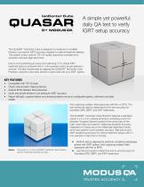 Modus QA - Product Data Sheet - IsoCenter Cube