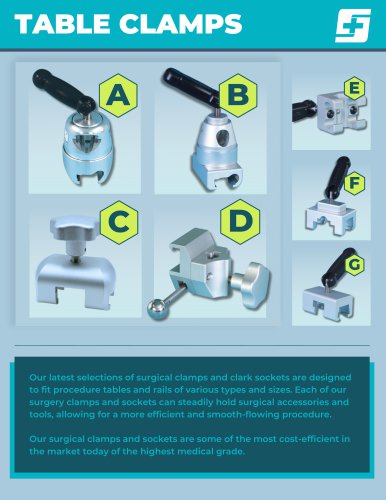 Surgical Table Clamps