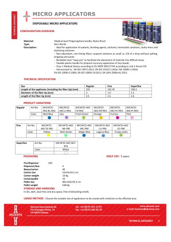MICRO APPLICATORS