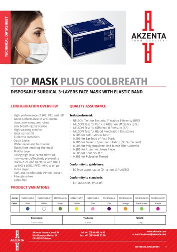 TOP MASK PLUS COOLBREATH