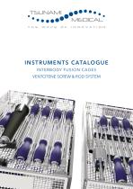 INSTRUMENTS CATALOGUE INTERBODY FUSION CAGES VENTOTENE SCREW & ROD SYSTEM