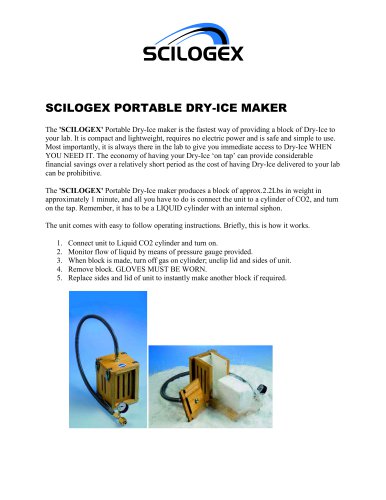 Dry Ice Maker Brochure