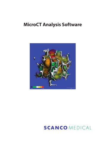 MicroCT Analysis Software