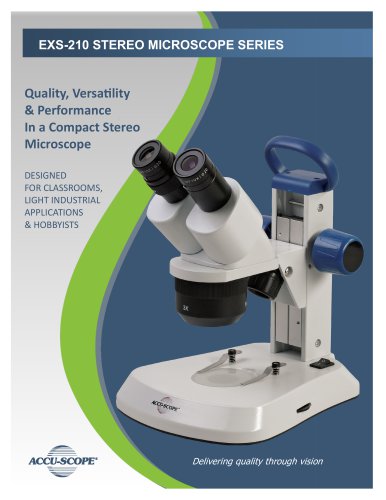 EXS-210 STEREO MICROSCOPE SERIES