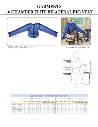 GARMENTS 16 CHAMBER ELITE BILATERAL BIO VEST