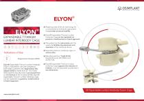 ELYON EXPANDABLE TITANIUM LUMBAR INTERBODY CAGE