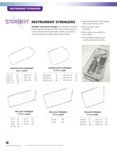 INSTRUMENT STRINGERS