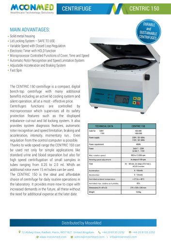 Centrifuge MO-CENTRIC-150