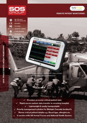 Safe Triage Patient Monitoring Brochure 2015