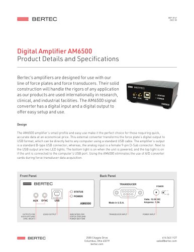 Digital Amplifier AM6500