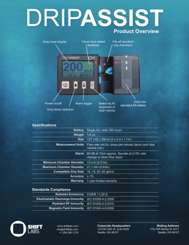 DRIPASSIST Product Overview