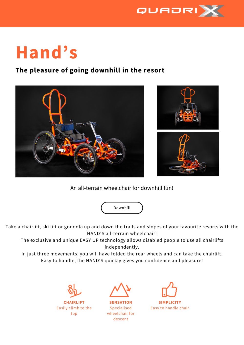 QUADRIX HAND&rsquo;S - Mont Blanc Mobility