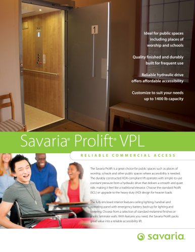 Savaria®  Prolift®  VPL