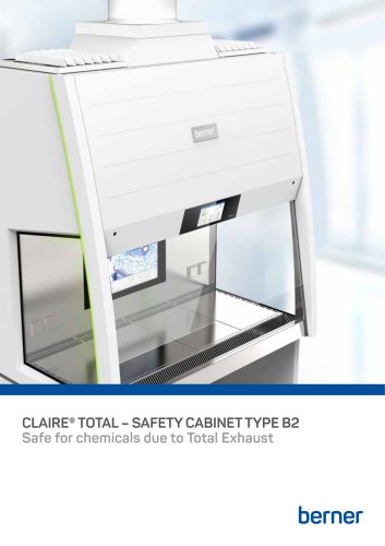 claire® total safety cabinet