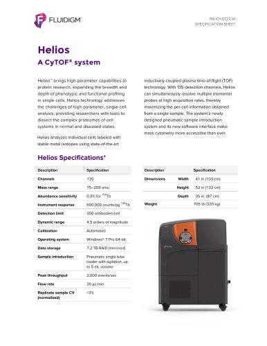 Helios™ Specification Sheet