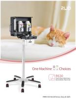 RWD Dual-drug Veterinary Anaesthesia machine R630