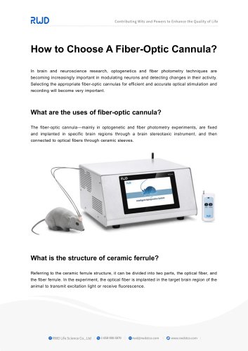 RWD How to Choose A Fiber-Optic Cannula