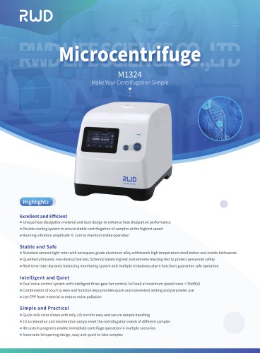 RWD M1324 High-Speed Microcentrifuge