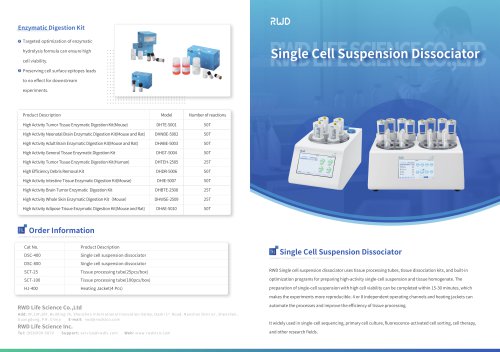 RWD Single-cell suspension dissociator