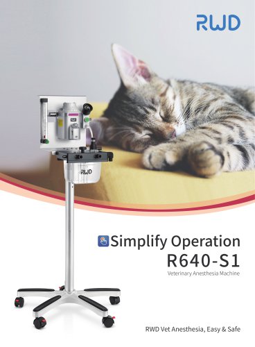 RWD Veterinary Anesthesia Machine R640-S1